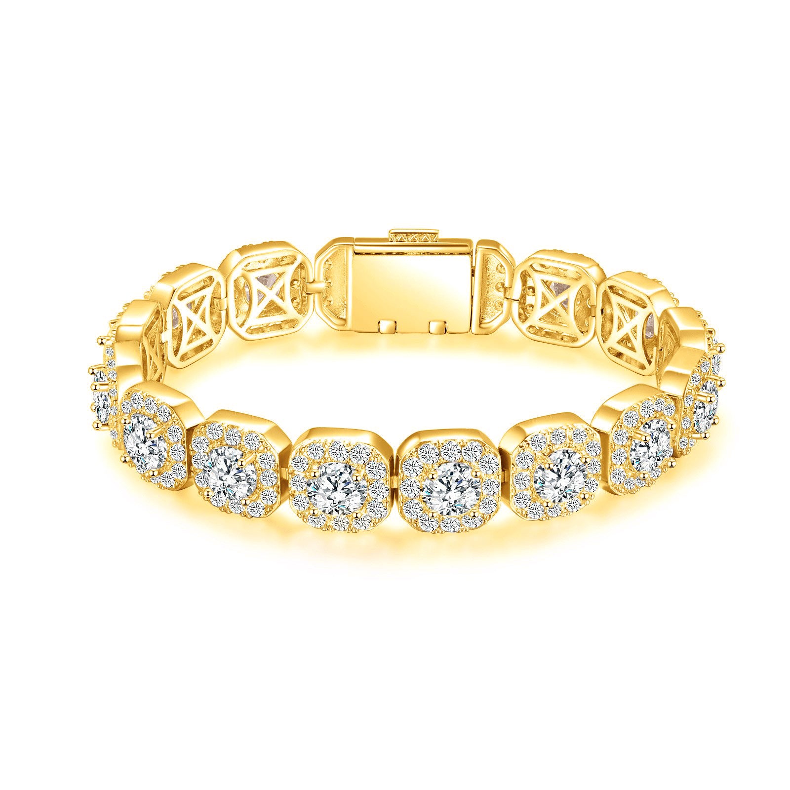 Wholesale Zirconia tennis bracelet men's jewelry